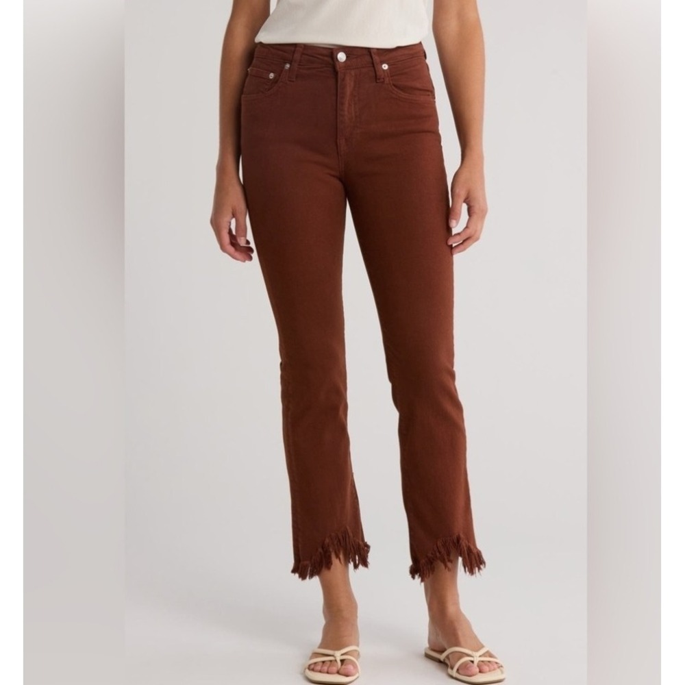 Jonathan Simkhai River Crop Jeans In Anise Size 24 Women's